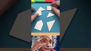 सब टुकड़ों से square कैसे बनाएं 💯🏆 Albert Einstein trollface trollfaceedit shorts troll memes [upl. by Rossner]