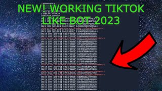 NEW WORKING TIKTOK LIKE BOT  2023 [upl. by Ennaira128]