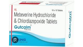 Gutcalm TABLETS Mebeverine Hydrochloride amp Chlordiazepoxide Tablets [upl. by Elleneg]