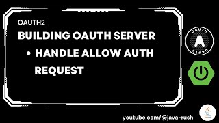 How to Build Authorization Server Handle allow auth request [upl. by Dlorad]