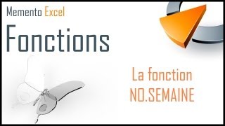 La fonction NOSEMAINE dans Excel  Formation Excel Marseille [upl. by Mingche]