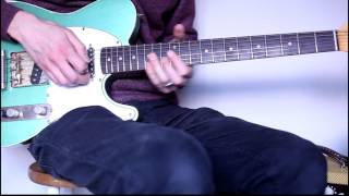 McNelly TBar P90 Telecaster Pickup Set Demo  Clean [upl. by Aufmann]