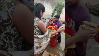 arag chhath puja🥰🙏💝 bhojpuri minivlog chhathpuja [upl. by Nalla]