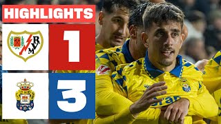 RAYO VALLECANO 1  3 UD LAS PALMAS I RESUMEN LALIGA EA SPORTS [upl. by Nabal727]