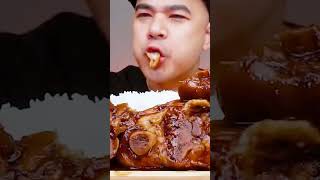 Braised Pork Knuckle  Mukbang ASMR alfieeats food braisedpork asmr foryou shorts viralvideo [upl. by Enoch]