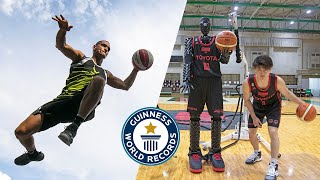 Best BASKETBALL Trick Shots Ever  Guinness World Records [upl. by Anial]