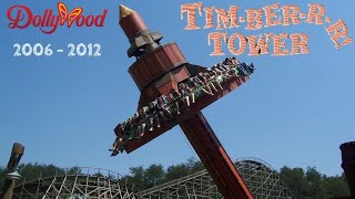 Timber Tower Topple Tower Ride at Dollywood 2006  2012 [upl. by Mages]