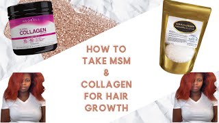 How To Take MSM Crystals For Hair Growth [upl. by Asiar]