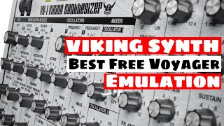 BEST FREE Minimoog Voyager Synthesizer Emulation VST  Viking Synth  SYNTH ANATOMY [upl. by Altis]