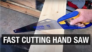 Fast Cutting Hand Saw in Action [upl. by Esinert431]