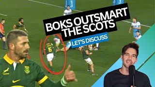 Springboks Continue to Innovate Despite Hiccups  South Africa vs Scotland Review [upl. by Ativoj779]