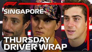 Thursday Drivers Wrap  2024 Singapore Grand Prix [upl. by Yahiya]