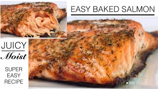 Easy Baked Salmon Recipe  Moist and Juicy Baked Salmon  Mary Cookhouse [upl. by Graig]