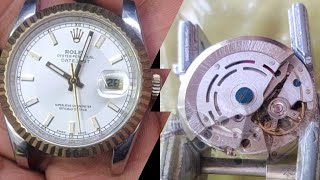 How to repair a fake Rolex Assembly amp Disassembly of chinese caliber DG2813watches [upl. by Ahsauqram]