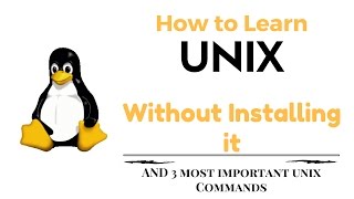 How To Learn And Practice UNIX Without Installing It  3 Most Useful UNIX Commands For Beginners [upl. by Linders815]