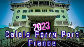 Calais France to Dover UK DFDS Seaways Ferry Crossing January 2023 [upl. by Yug]