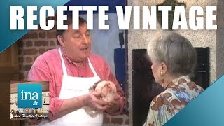 Recette  les rognons de veau aux girolles  Archive INA [upl. by Nellaf887]