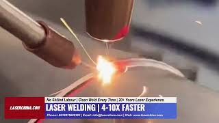 Laser Welding of Stainless Steel Round Pipes for Precision Processing and Industrial Automation [upl. by Dodwell320]