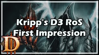 Diablo 3 Kripps D3 RoS First Impression [upl. by Neelat115]