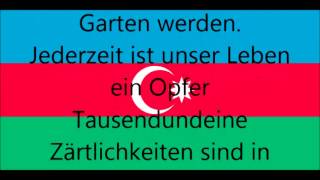 Nationalhymne von Aserbaidschan deutsche Übersetzung [upl. by Cornew]