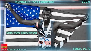 Erriyon Knighton WINS 200m National Title in CLOSE RACE [upl. by Dinerman]