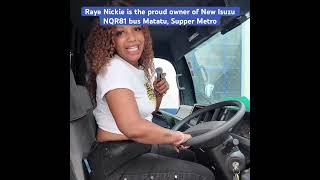 Raye Nickie is the proud owner of Isuzu NQR81 bus MatatuSupper Metro Sacco Isuzu Dealer in Kenya [upl. by Adnovoj]