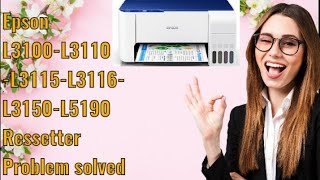 Secret Method Epson L3110 amp L3150 Resetter Download 2024epson [upl. by Nadabb]