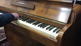 Kemble minx walnut piano [upl. by Yeliac479]