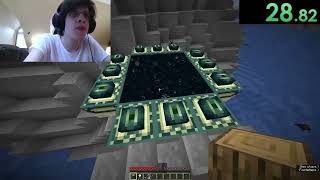 Minecraft 1 18 speedrun 1 43 WORLD RECORD [upl. by Langelo731]