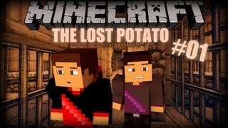 Minecraft The Lost Potato Chapter 1 Prison Break Adventure Map Episode 1  INNOCENT PIGLET [upl. by Enelym]