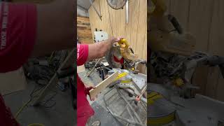 Cutting Past The Angle Limits of Your Miter Saw shorts woodworking marqueeletters [upl. by Epul]