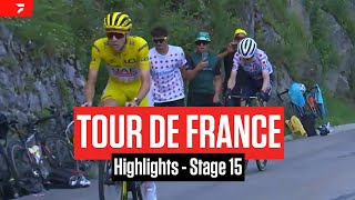 Tour de France 2024 Stage 15 Highlights [upl. by Othello]