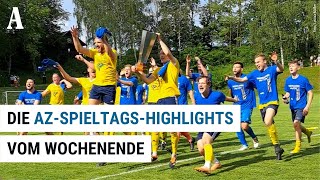 Direktabnahme Freistoßtor und Meisterfeier Die AZSpieltagsHighlights vom Wochenende [upl. by Etnaled486]