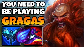 Gragas Mid is way too underrated so much damage with a fun playstyle [upl. by Island886]