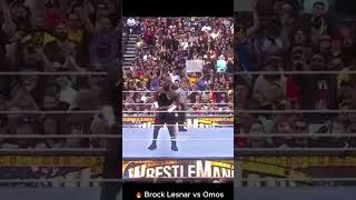 🔥 Brock Lesnar vs Omos  Epic Showdown 💪💥 The Battle of Giants  WWE Highlights [upl. by Beryl]