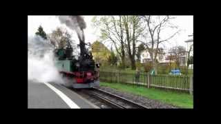 quotSchmalspurbahn RadebeulLößnitzgrundbahnquot Live Video von Wolfgang Schmökel [upl. by Dorree]