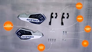 ACERBIS XFUTURE Handguards  Installation Guide [upl. by Ydnes]