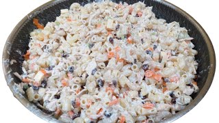 How to Make CHICKEN MACARONI SALAD [upl. by Tohcnarf]