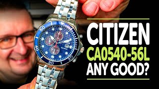 CITIZEN CA054056L Chronograph Analogue Watch Review  Any Good [upl. by Naor373]