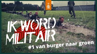 💪 Van BURGER naar GROEN het begin van de AMO  IK WORD MILITAIR  1 [upl. by Revlys835]