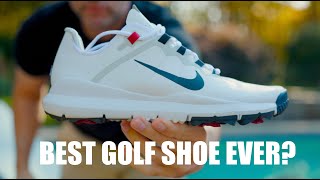 Tiger Wood 13 Golf Shoe Review The Best Golf Shoe Ever [upl. by Anirehc82]