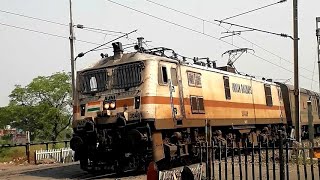 12860Gitanjali Express lead by 30489AJNI wap7  thewholesystemoftracktrain railway gitanjali [upl. by Buseck]