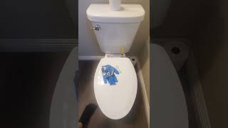 How to Fix Loose Broken Toilet Seat  NEW Bolts [upl. by Marzi]