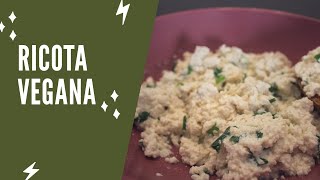 RICOTA VEGANA EM MENOS DE 1 MINUTO  Receitas Express [upl. by Saxet]