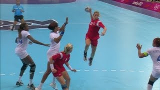 Womens Handball Group B Match  Norway v France  London 2012 Olympics [upl. by Salzhauer]