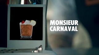 MONSIEUR CARNAVAL DRINK RECIPE  HOW TO MIX [upl. by Keon]