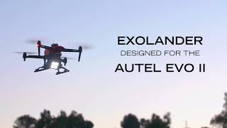 EXOLANDER© Drone Systems with D100 Spotlight and Payload Delivery System [upl. by Darooge]