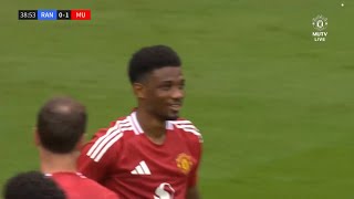 AMAD DIALLO GOAL  RANGERS VS MANCHESTER UNITED PRE SEASON FRIENDLY [upl. by Vite]