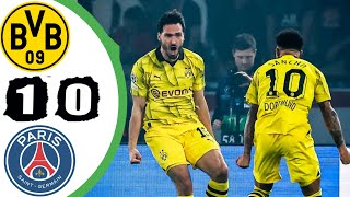 Borussia Dortmund Vs psg  1 0   EXTENDS Highlights  Champions league [upl. by Judus]