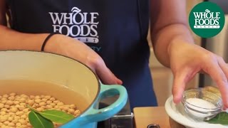 Easy Cooking How to Cook Chickpeas  Quick amp Simple  Whole Foods Market [upl. by Oyr]